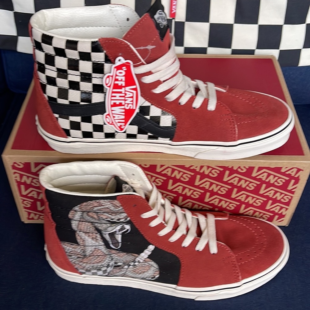 Vans Sk8-Hi Desert Snake/Chili Oil WMNS sneakers - Picture 3 of 16